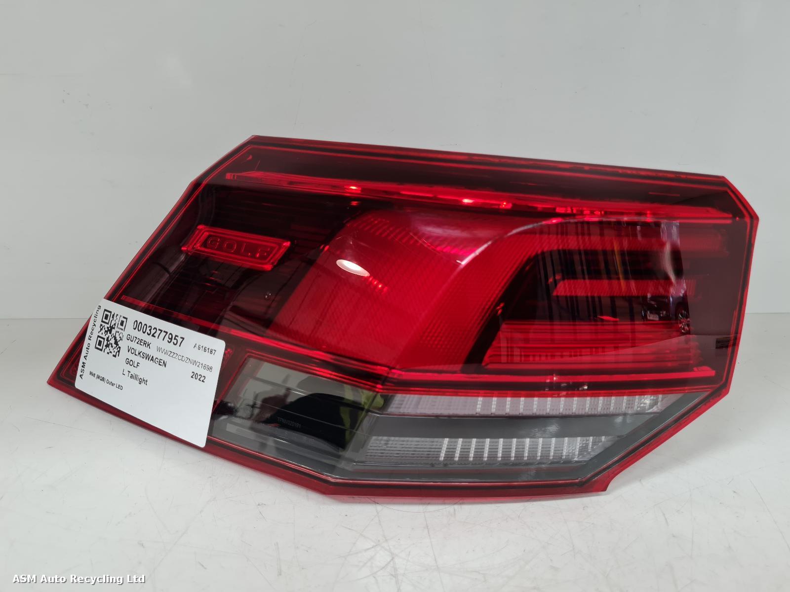 View Auto part L Taillight Volkswagen Golf 2022