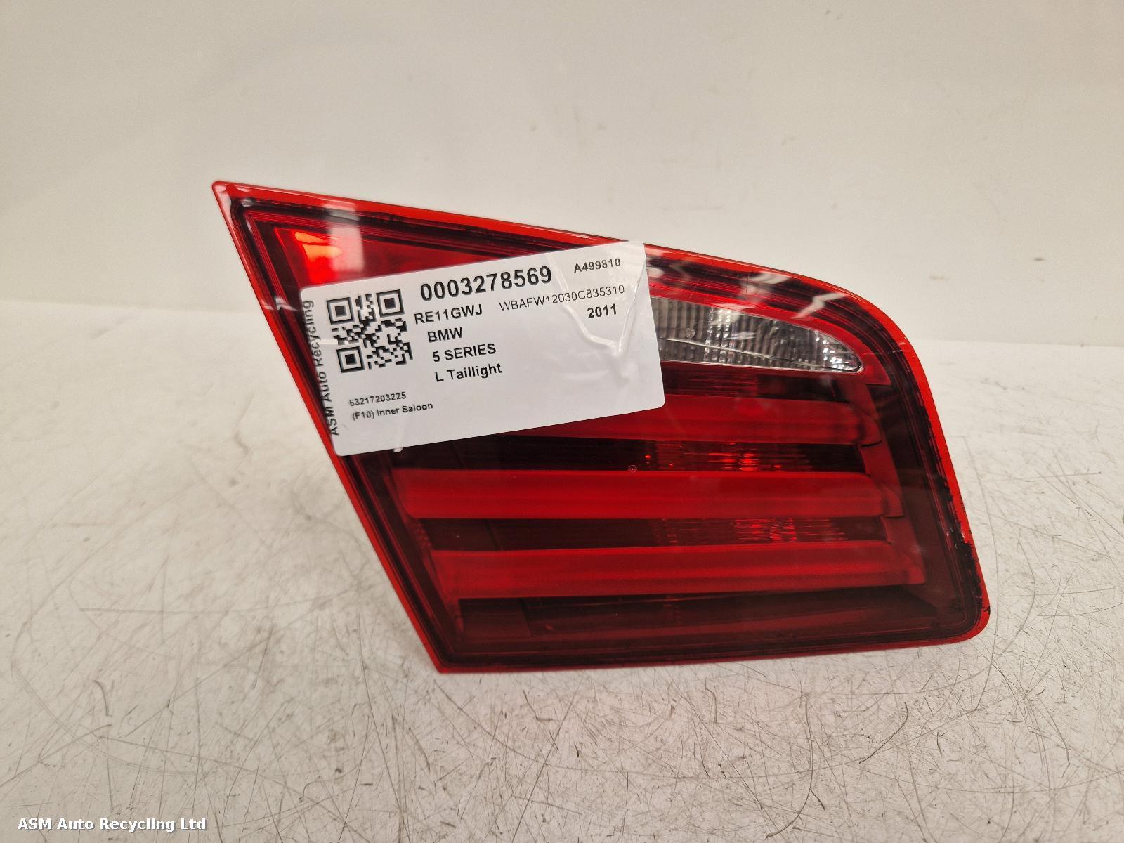 View Auto part L Taillight Bmw 5 Series 2011
