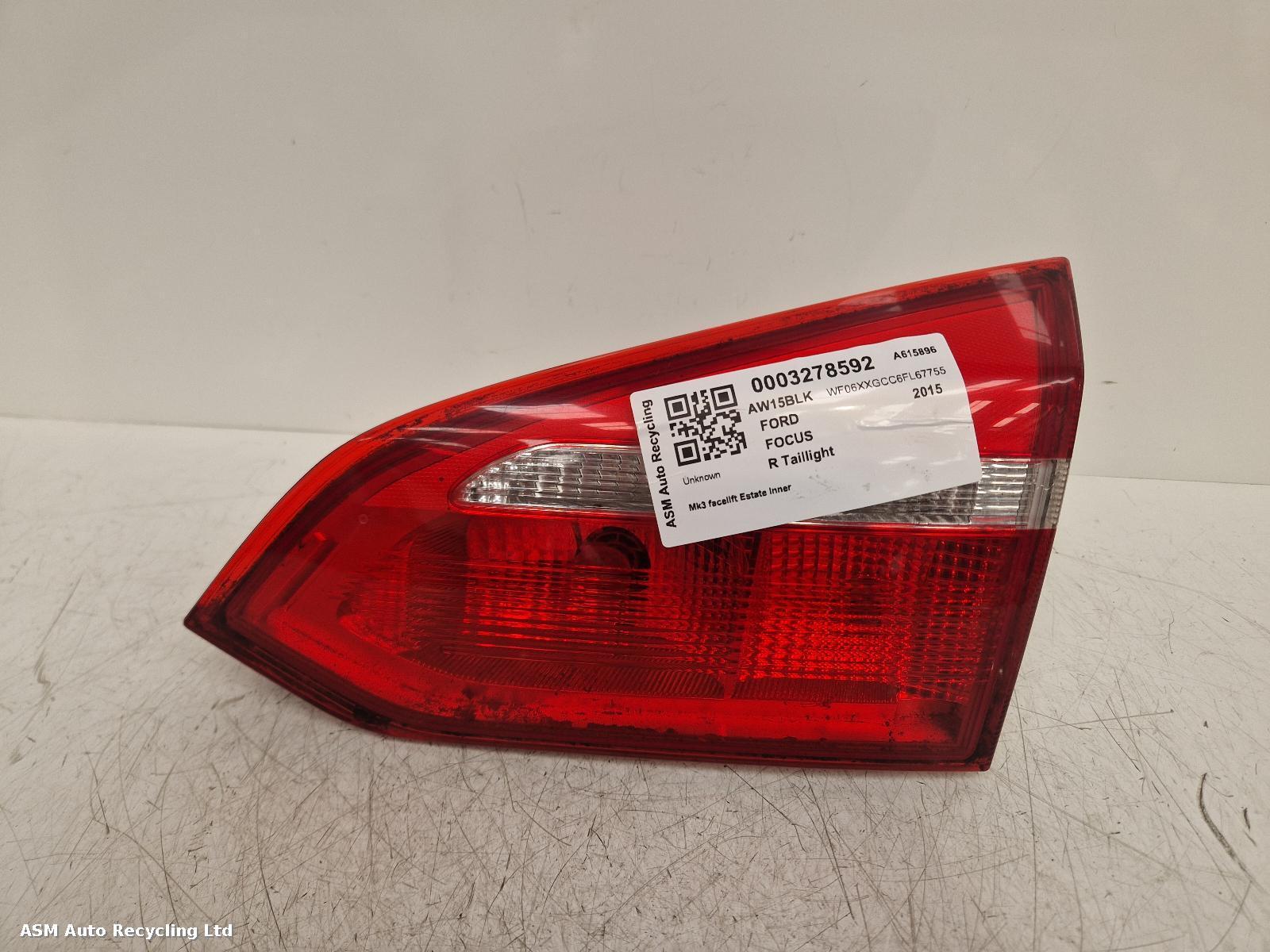 View Auto part R Taillight Ford Focus 2015