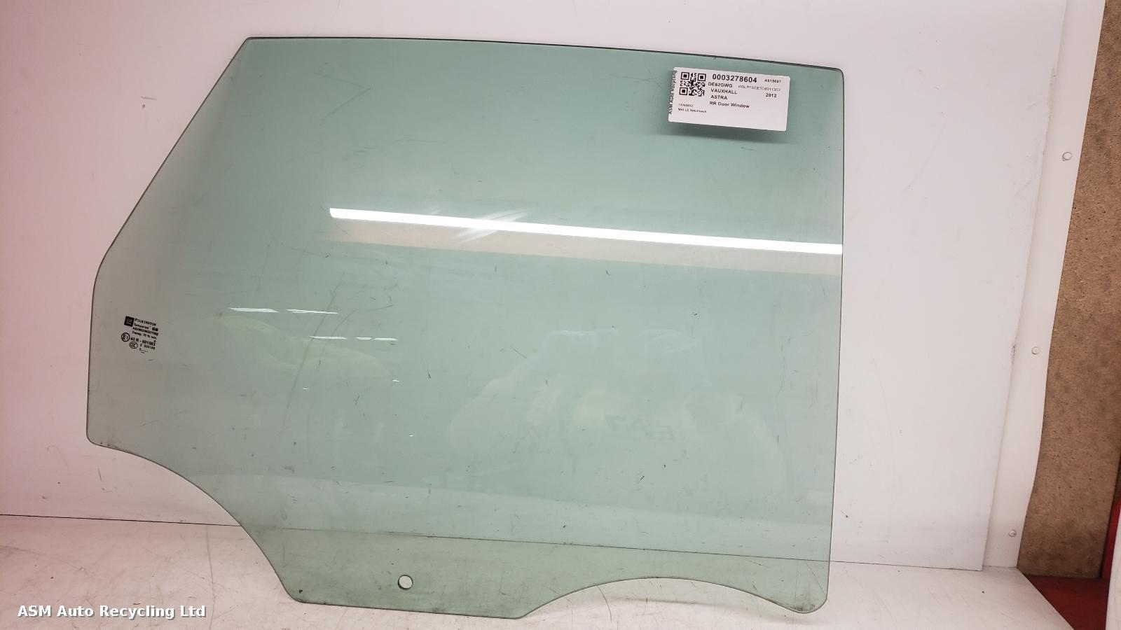 View Auto part RR Door Window Vauxhall Astra 2012