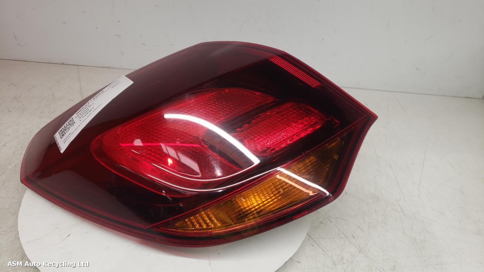 View Auto part L Taillight Vauxhall Astra 2012