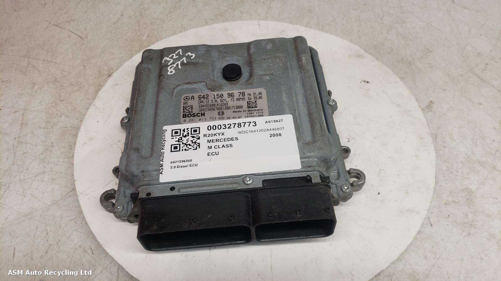 View Auto part ECU Mercedes M Class 2008