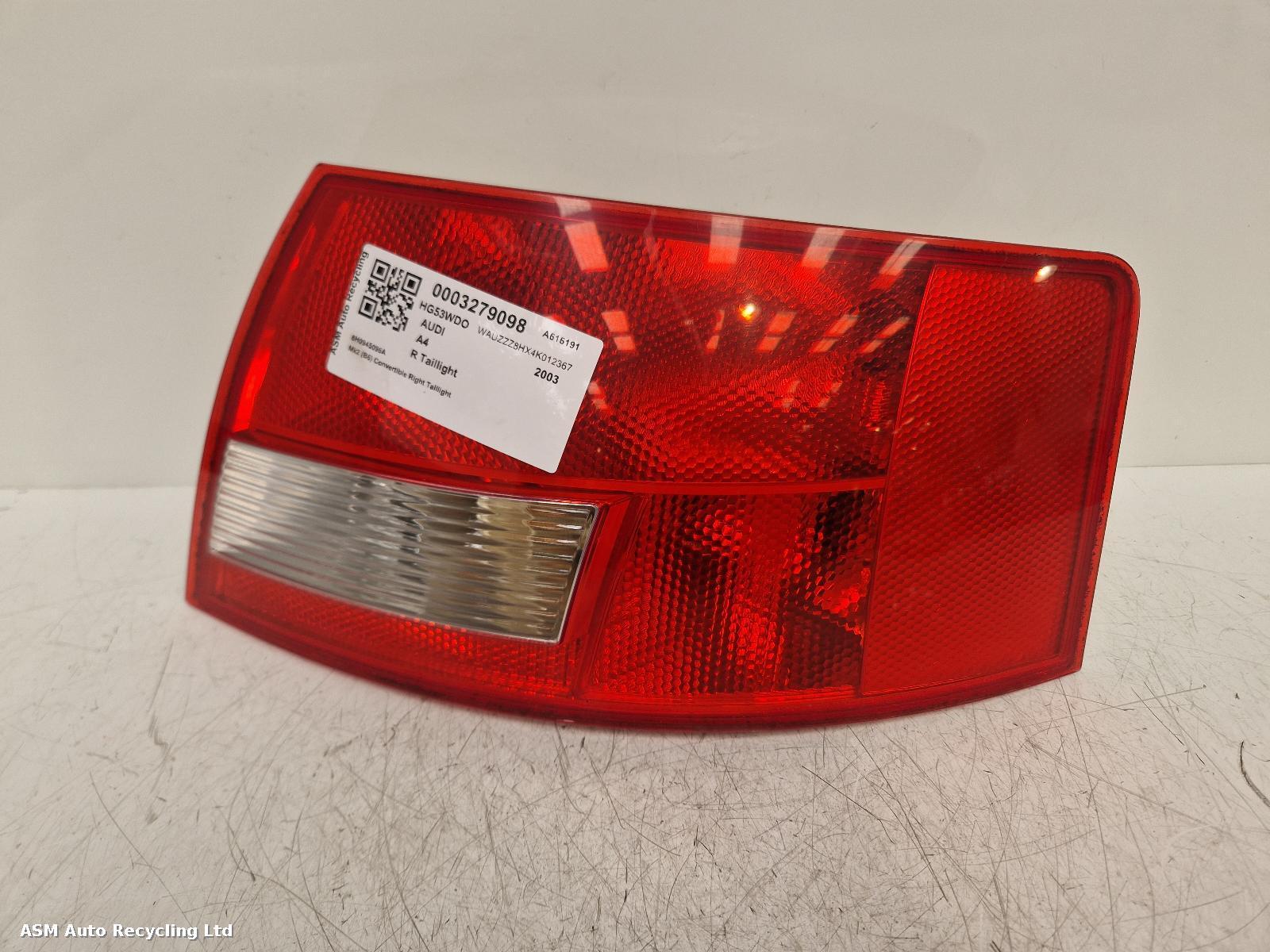 View Auto part R Taillight Audi A4 2003