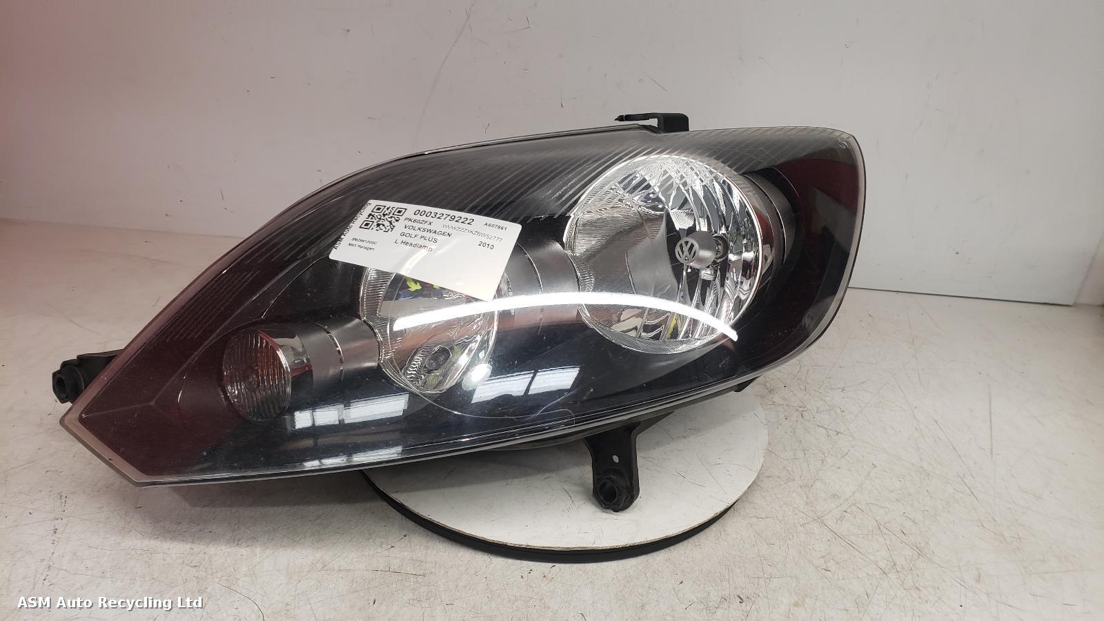 View Auto part L Headlamp Volkswagen Golf Plus 2010