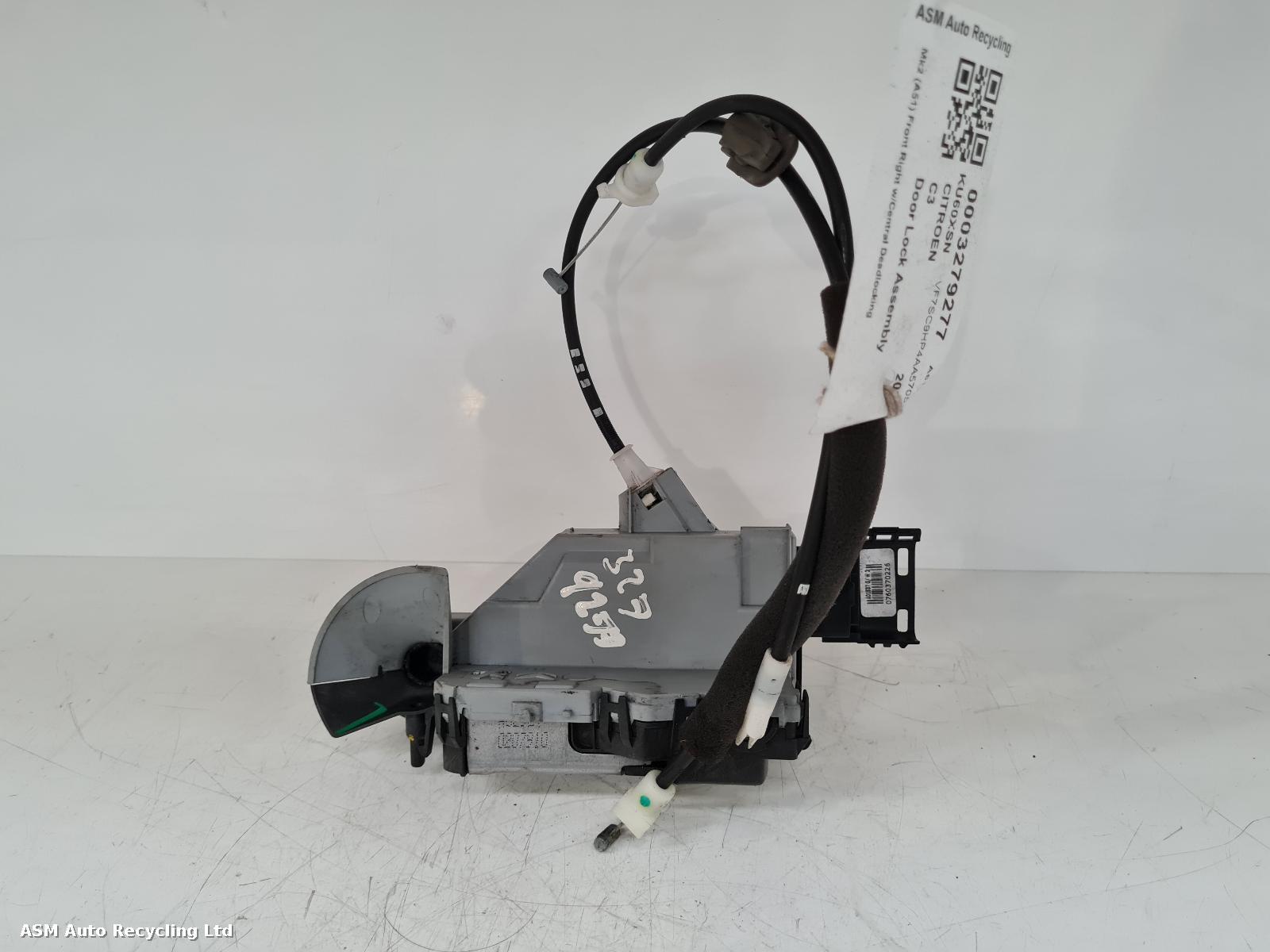 View Auto part Door Lock Assembly Citroen C3 2010