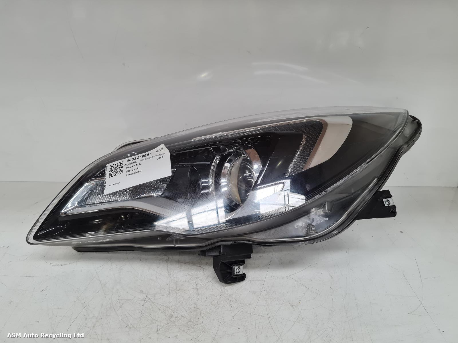View Auto part L Headlamp Vauxhall Insignia 2013