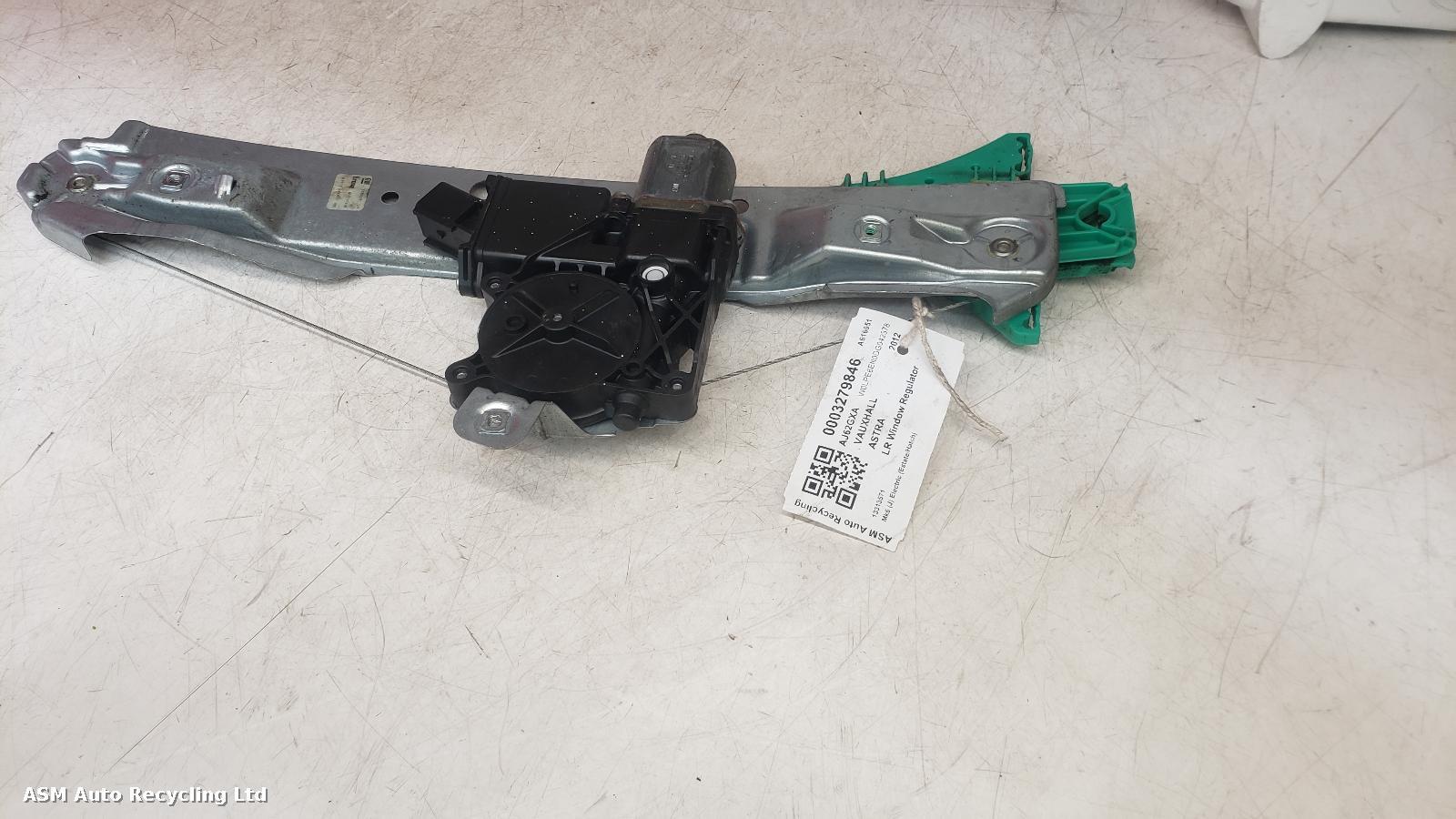 View Auto part LR Window Regulator Vauxhall Astra 2012