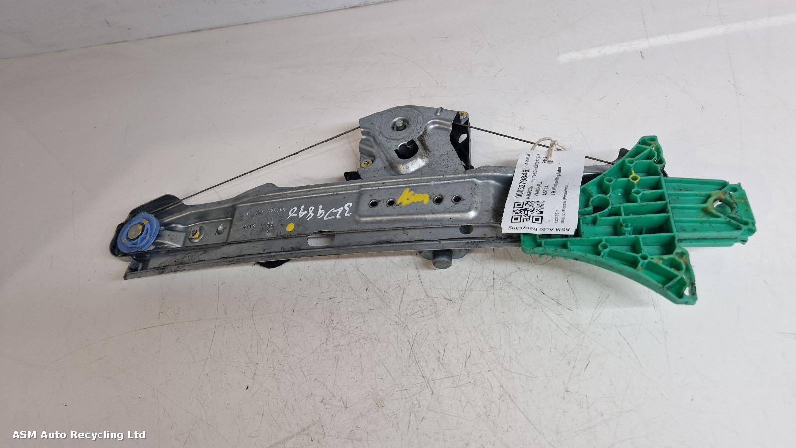 View Auto part LR Window Regulator Vauxhall Astra 2012