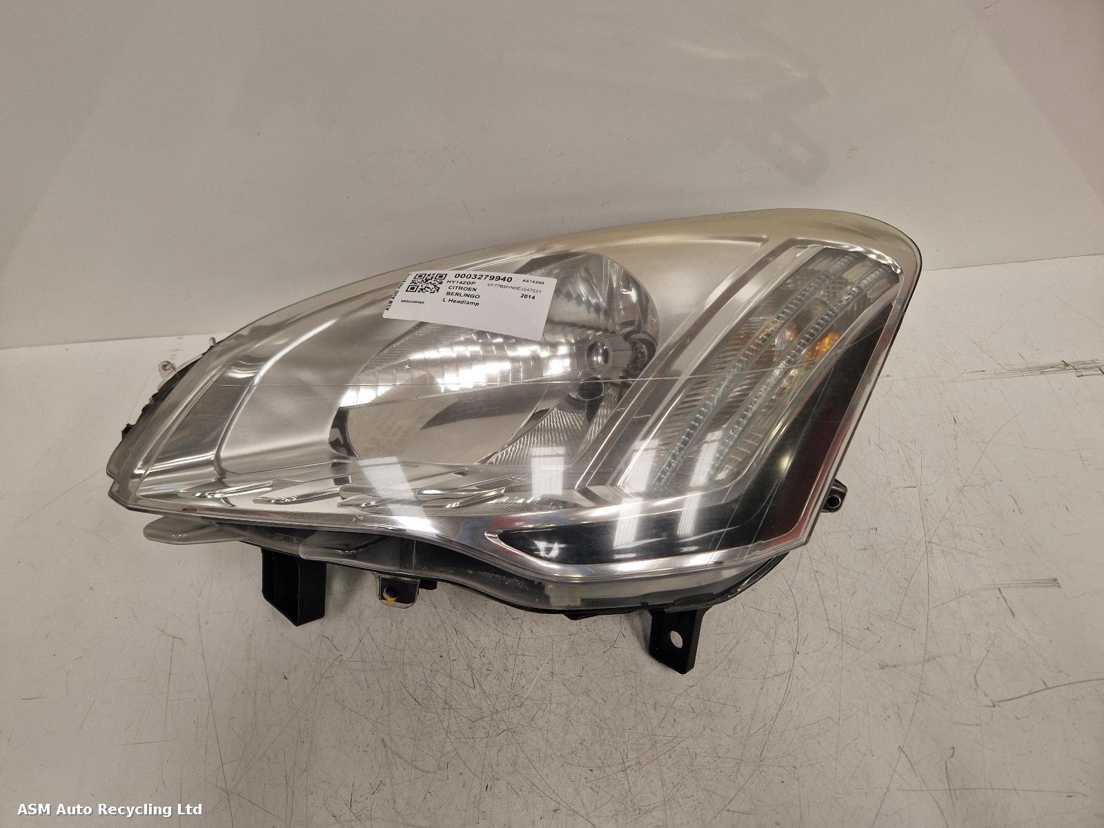 View Auto part L Headlamp Citroen Berlingo 2014