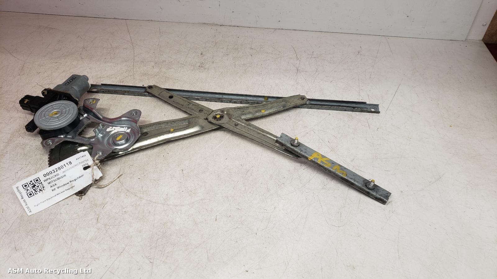 View Auto part RF Window Regulator Mitsubishi Asx 2012