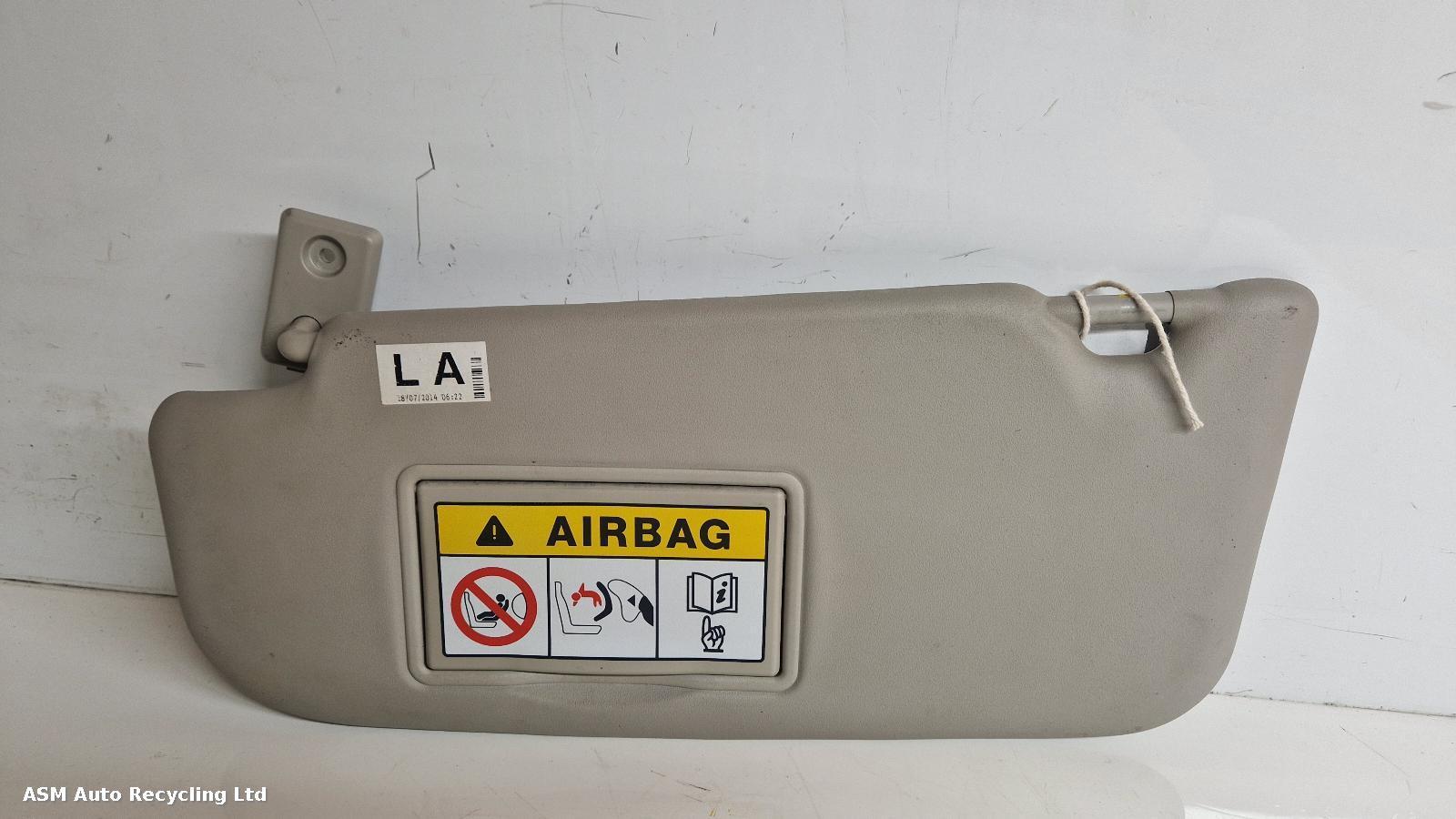 View Auto part Sun visor Nissan Qashqai 2014