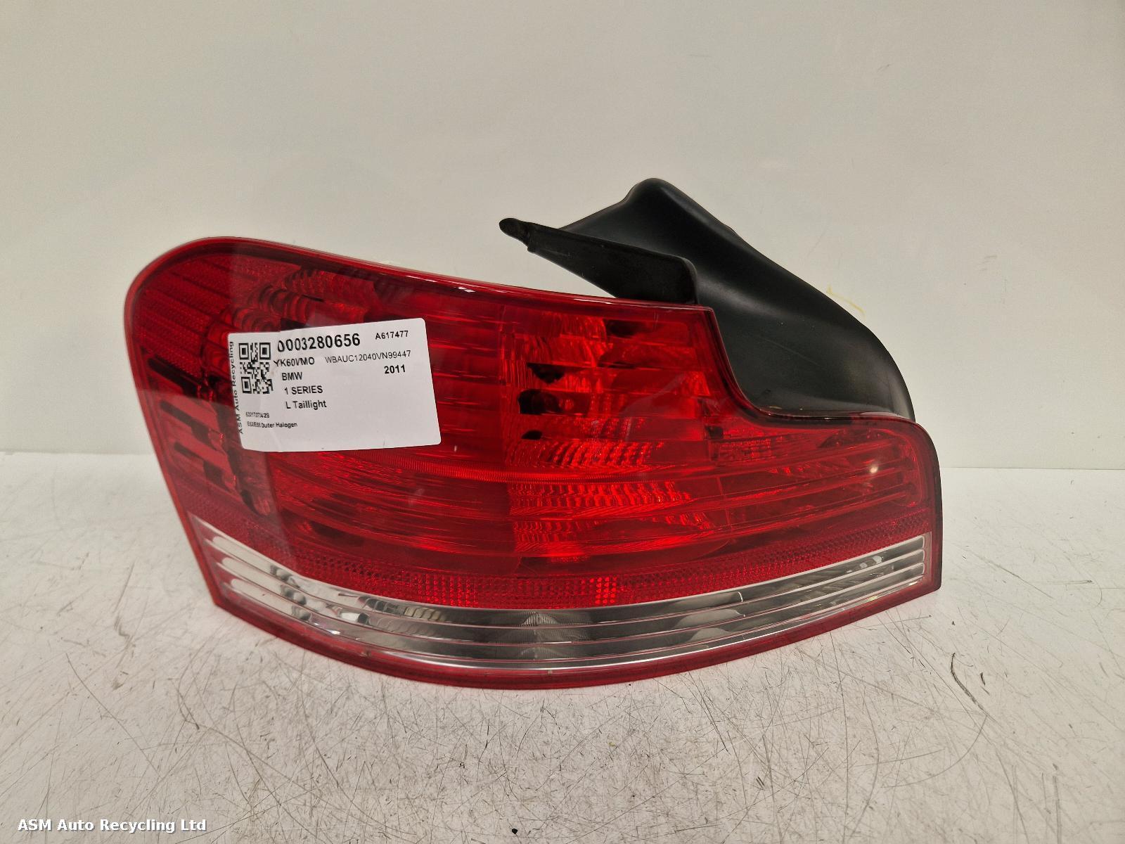 View Auto part L Taillight Bmw 1 Series 2011