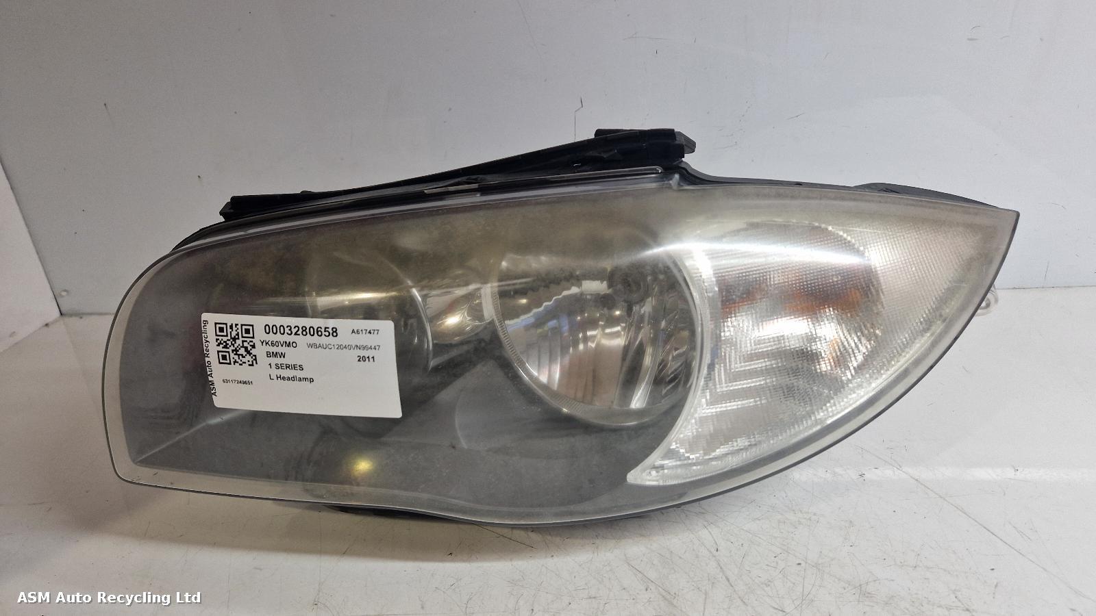 View Auto part L Headlamp Bmw 1 Series 2011