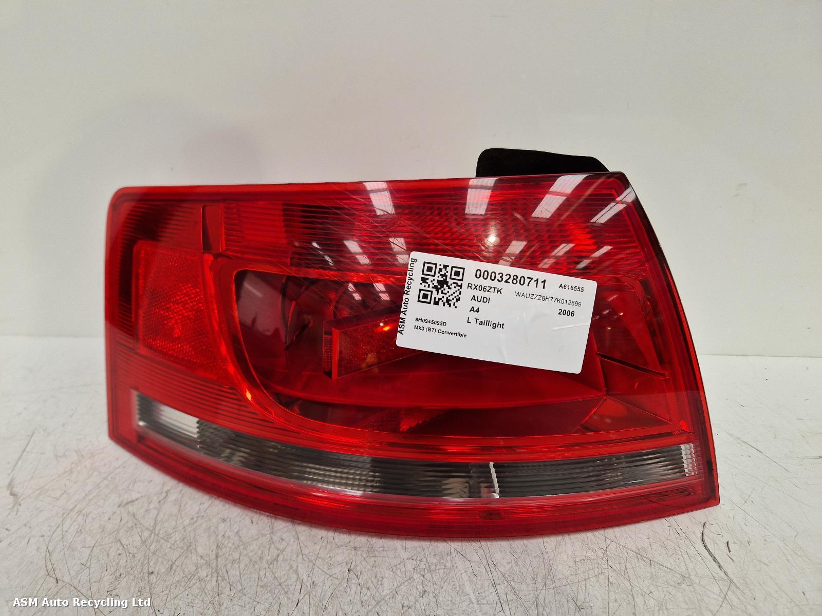View Auto part L Taillight Audi A4 2006