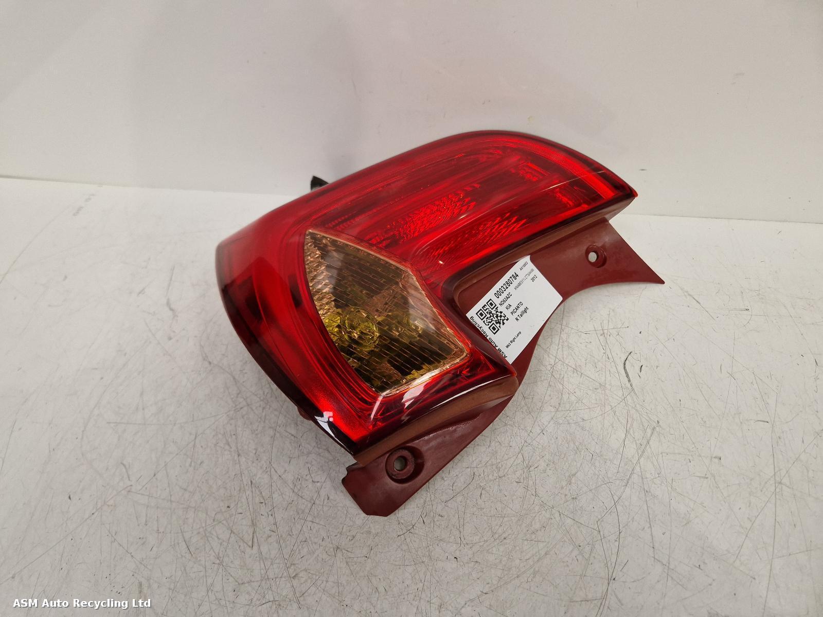 View Auto part R Taillight Kia Picanto 2012