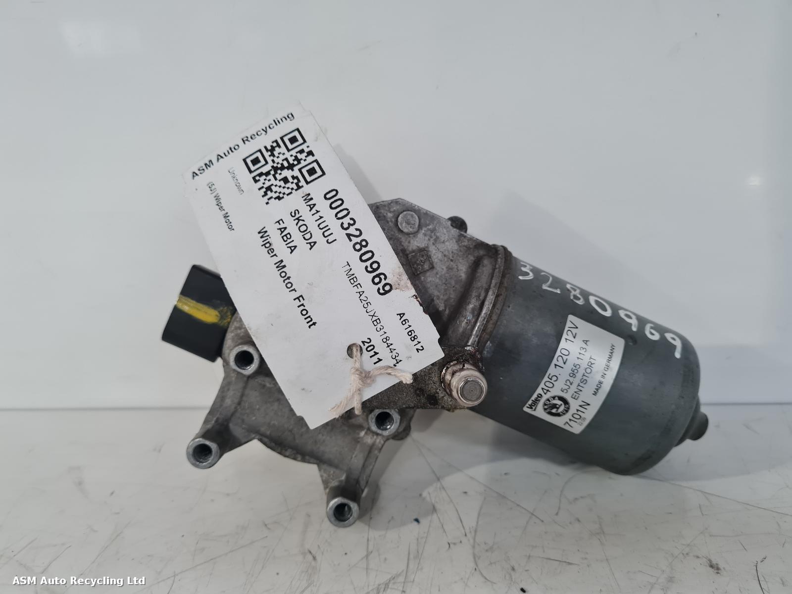 View Auto part Wiper Motor Front Skoda Fabia 2011