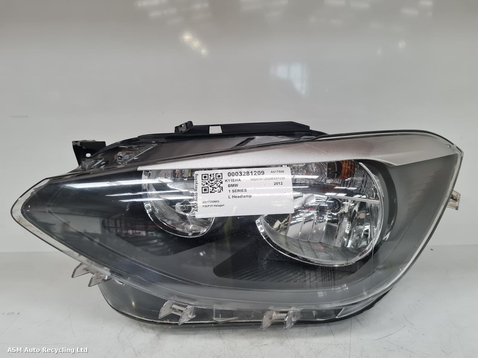 View Auto part L Headlamp Bmw 1 Series 2012