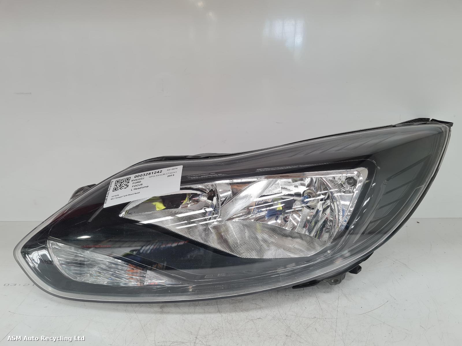 View Auto part L Headlamp Ford Focus 2013