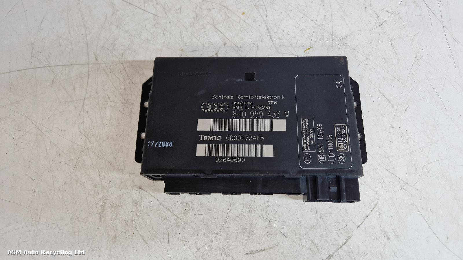 View Auto part ECU Audi A4 2009