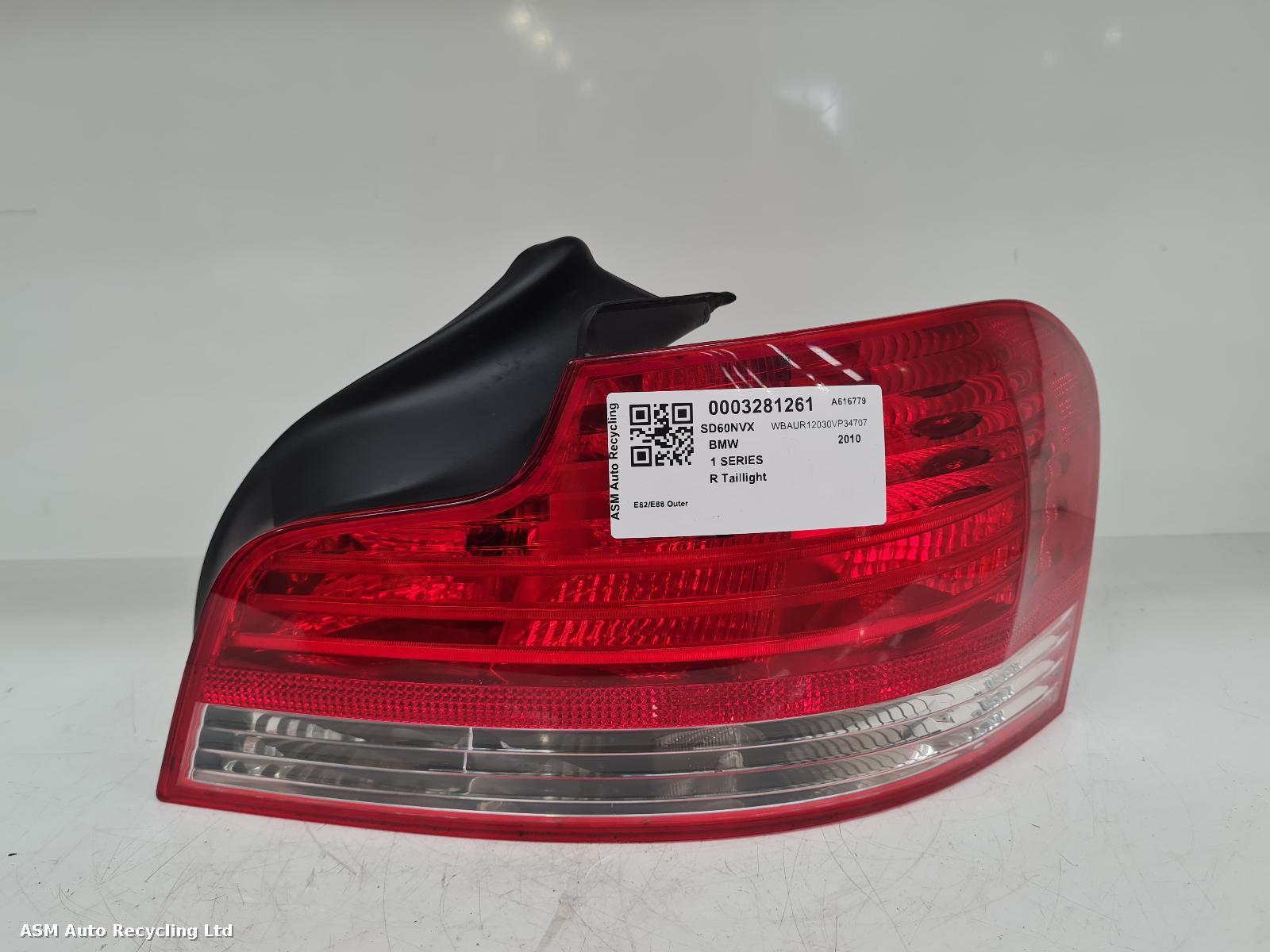 View Auto part R Taillight Bmw 1 Series 2010