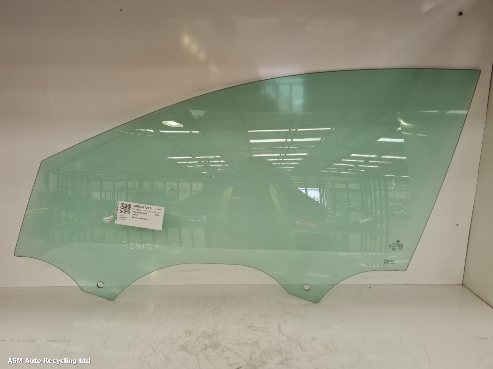 View Auto part LF Door Window Volkswagen Golf 2014