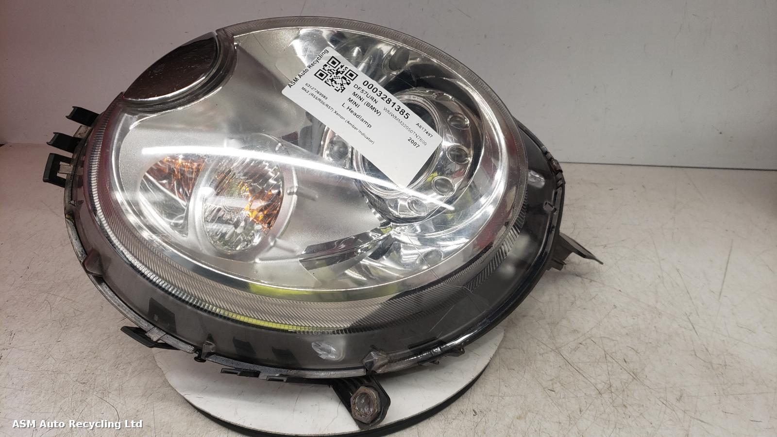 View Auto part L Headlamp Mini (bmw) Mini 2007