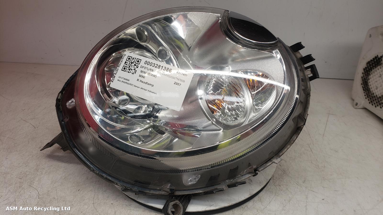 View Auto part R Headlamp Mini (bmw) Mini 2007