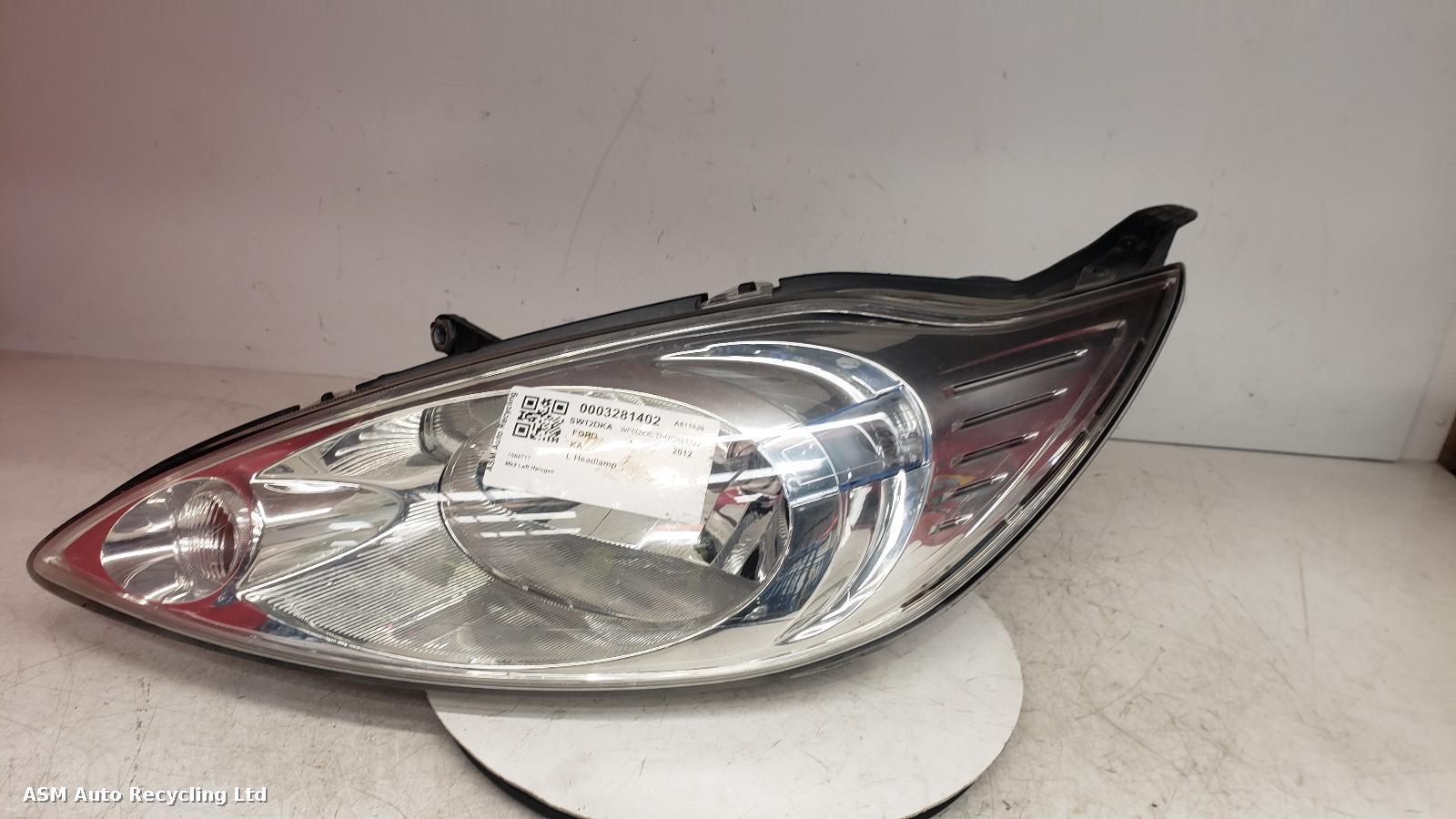 View Auto part L Headlamp Ford Ka 2012