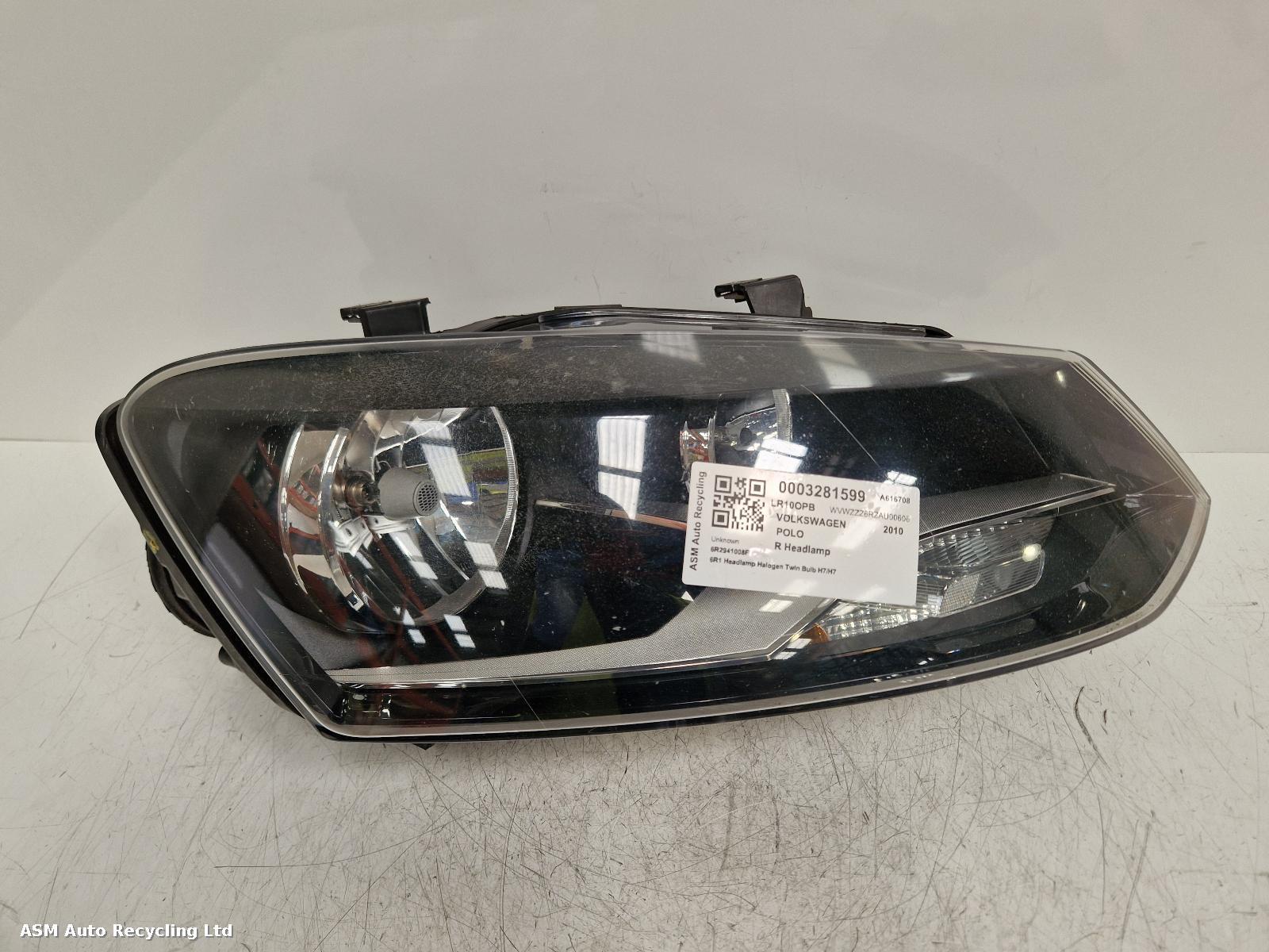 View Auto part R Headlamp Volkswagen Polo 2010
