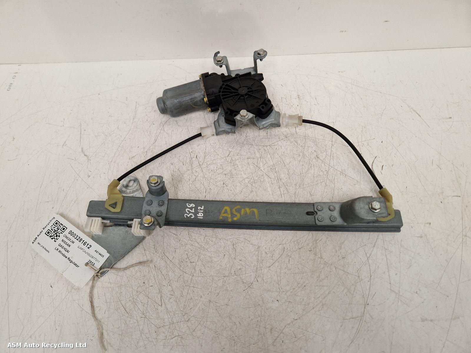 View Auto part LR Window Regulator Nissan Qashqai 2013