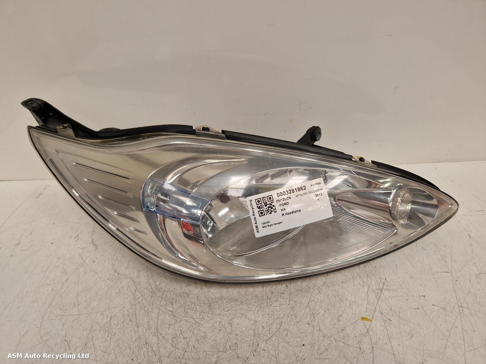 View Auto part R Headlamp Ford Ka 2012