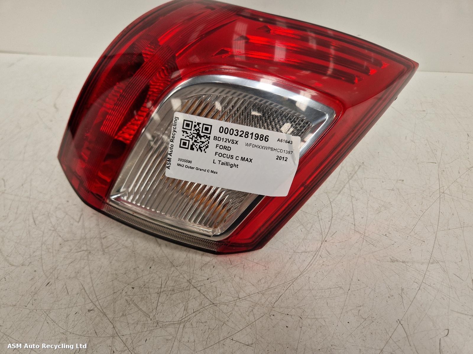 View Auto part L Taillight Ford Focus C Max 2012