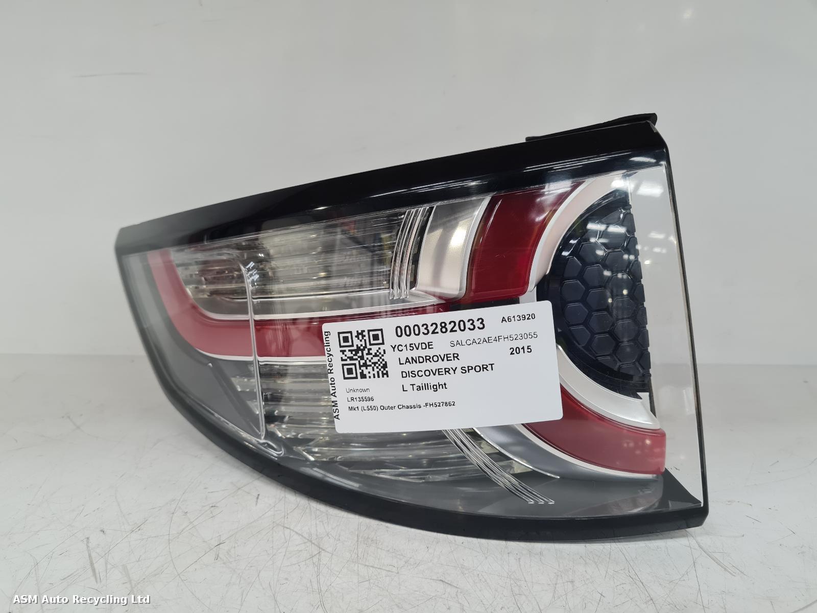 View Auto part L Taillight Land Rover Discovery Sport 2015