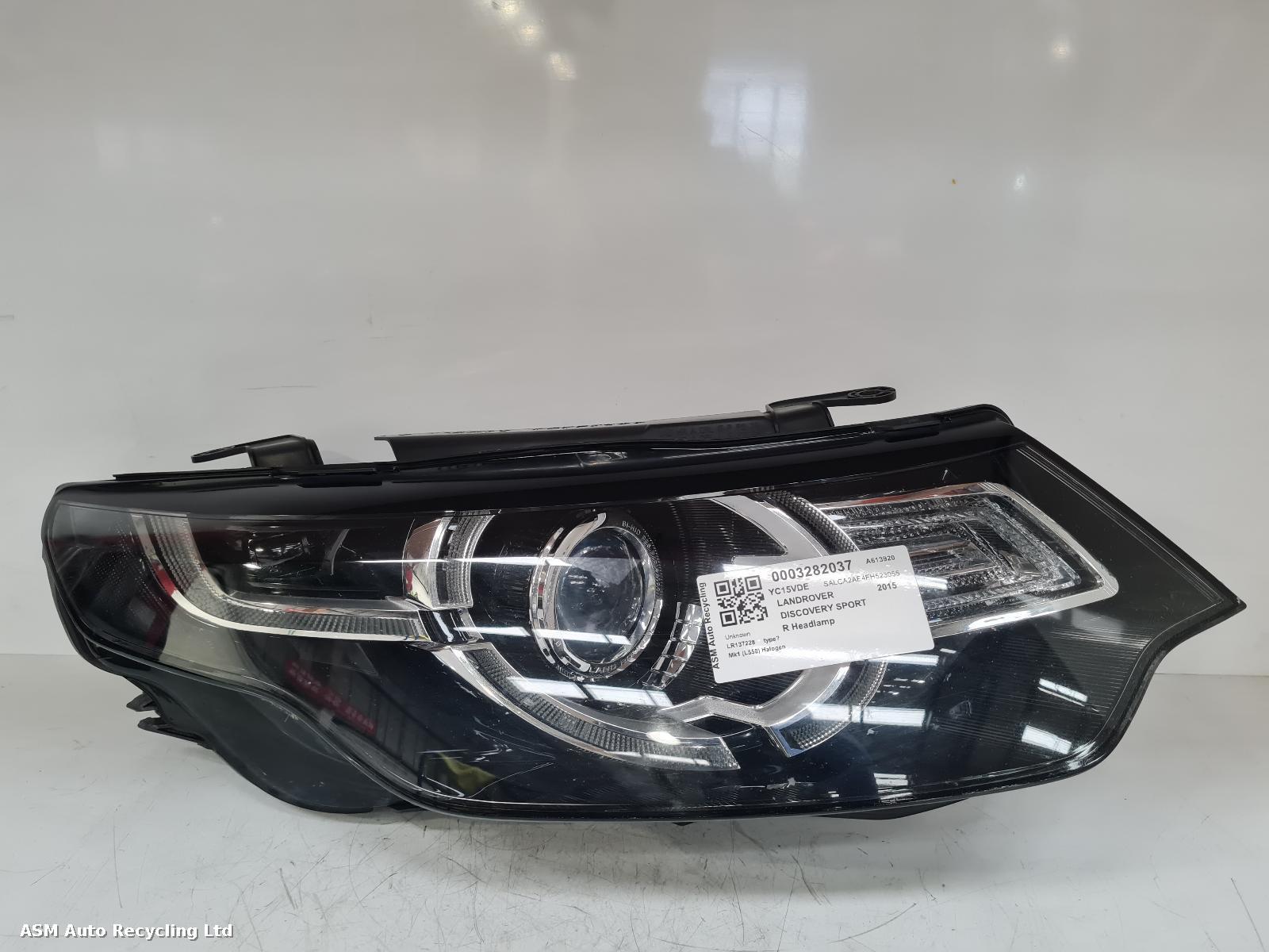 View Auto part R Headlamp Land Rover Discovery Sport 2015