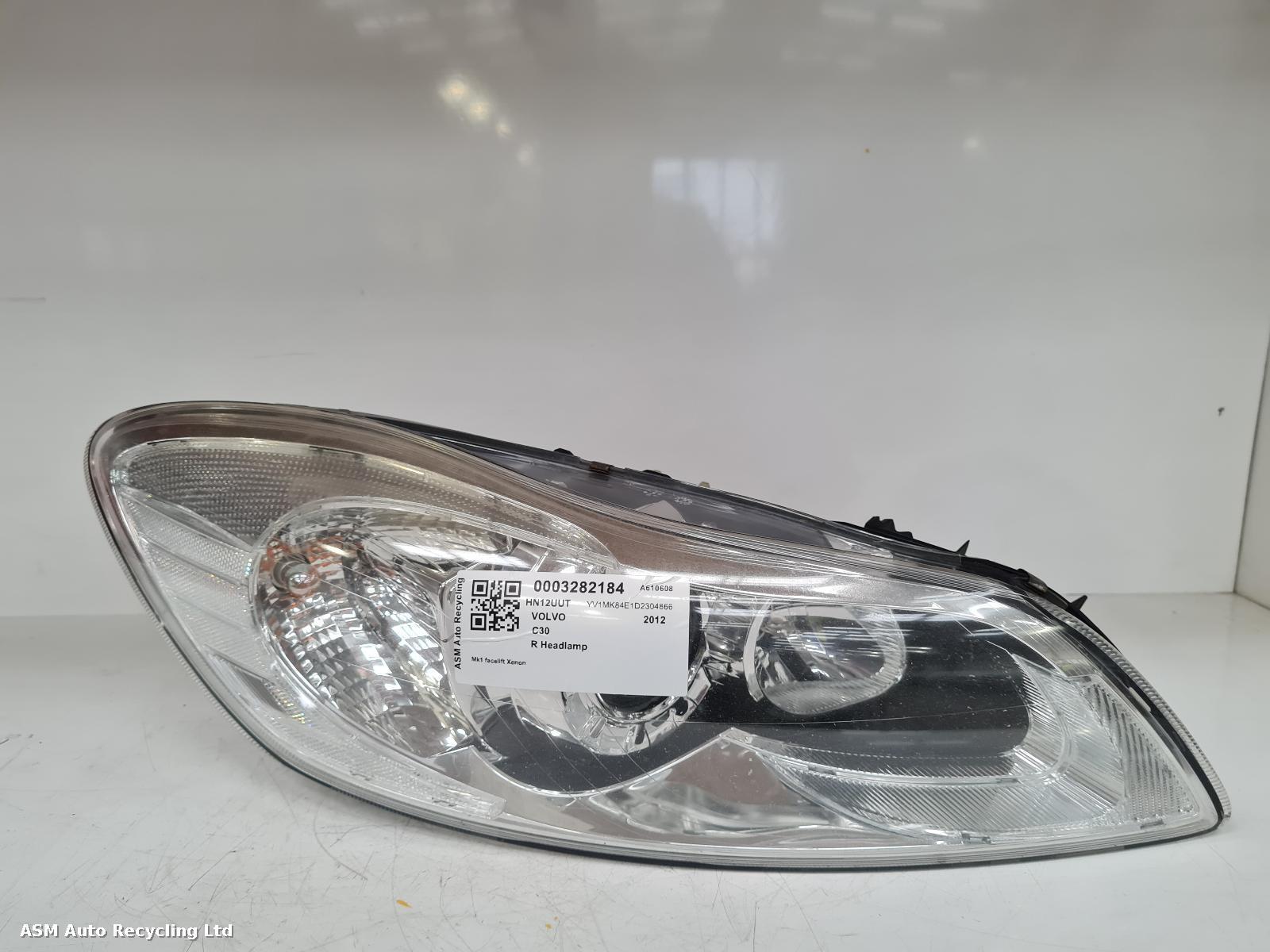View Auto part R Headlamp Volvo C30 2012