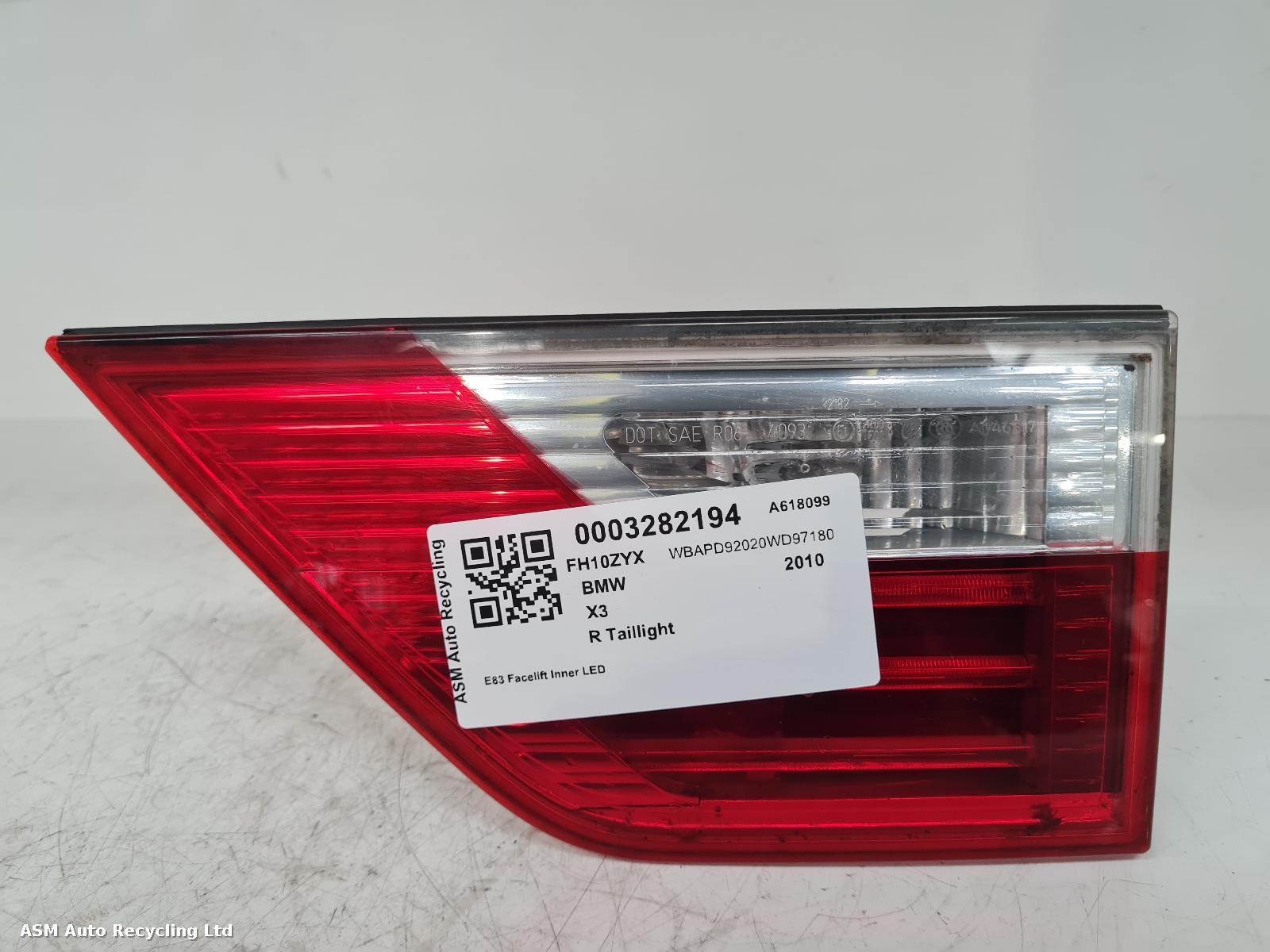 View Auto part R Taillight Bmw X3 2010