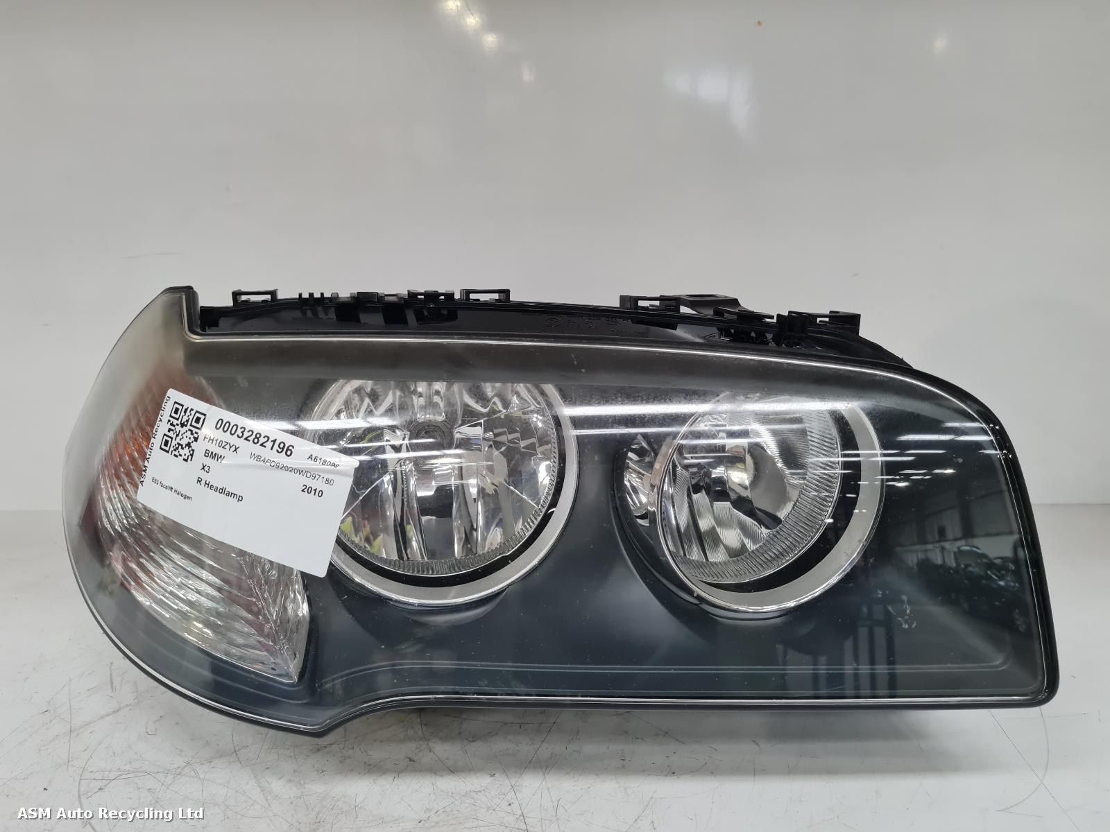 View Auto part R Headlamp Bmw X3 2010
