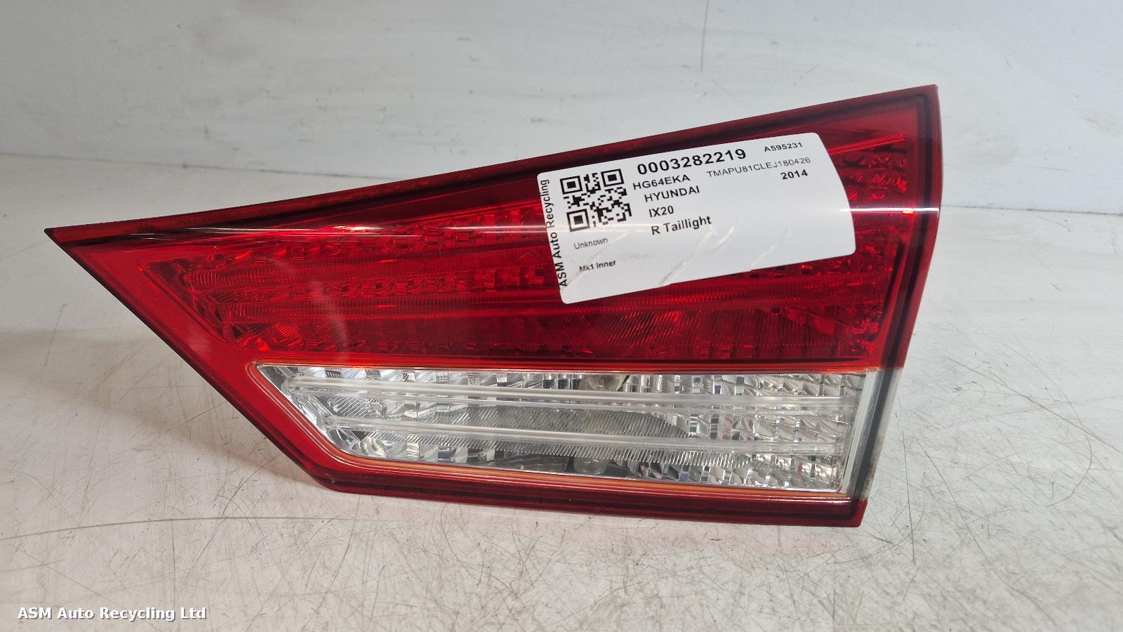 View Auto part R Taillight Hyundai Ix20 2014
