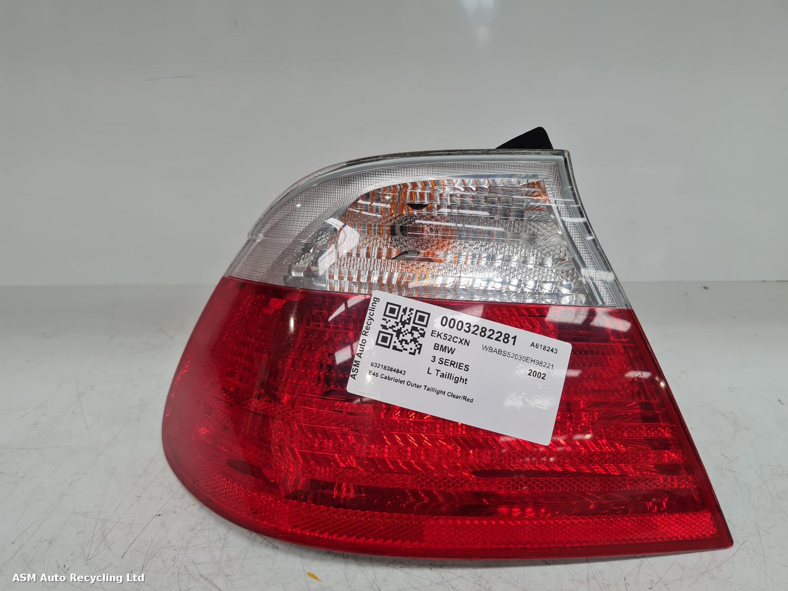 View Auto part L Taillight Bmw 3 Series 2002