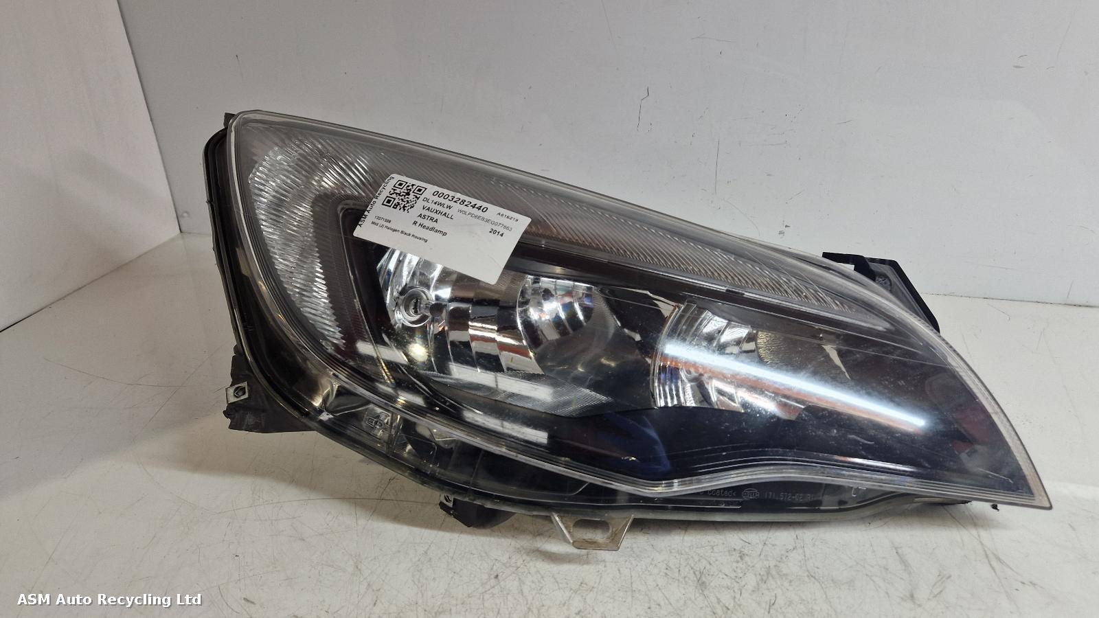 View Auto part R Headlamp Vauxhall Astra 2014