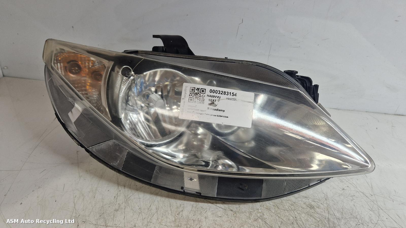 View Auto part R Headlamp Seat Ibiza 2009