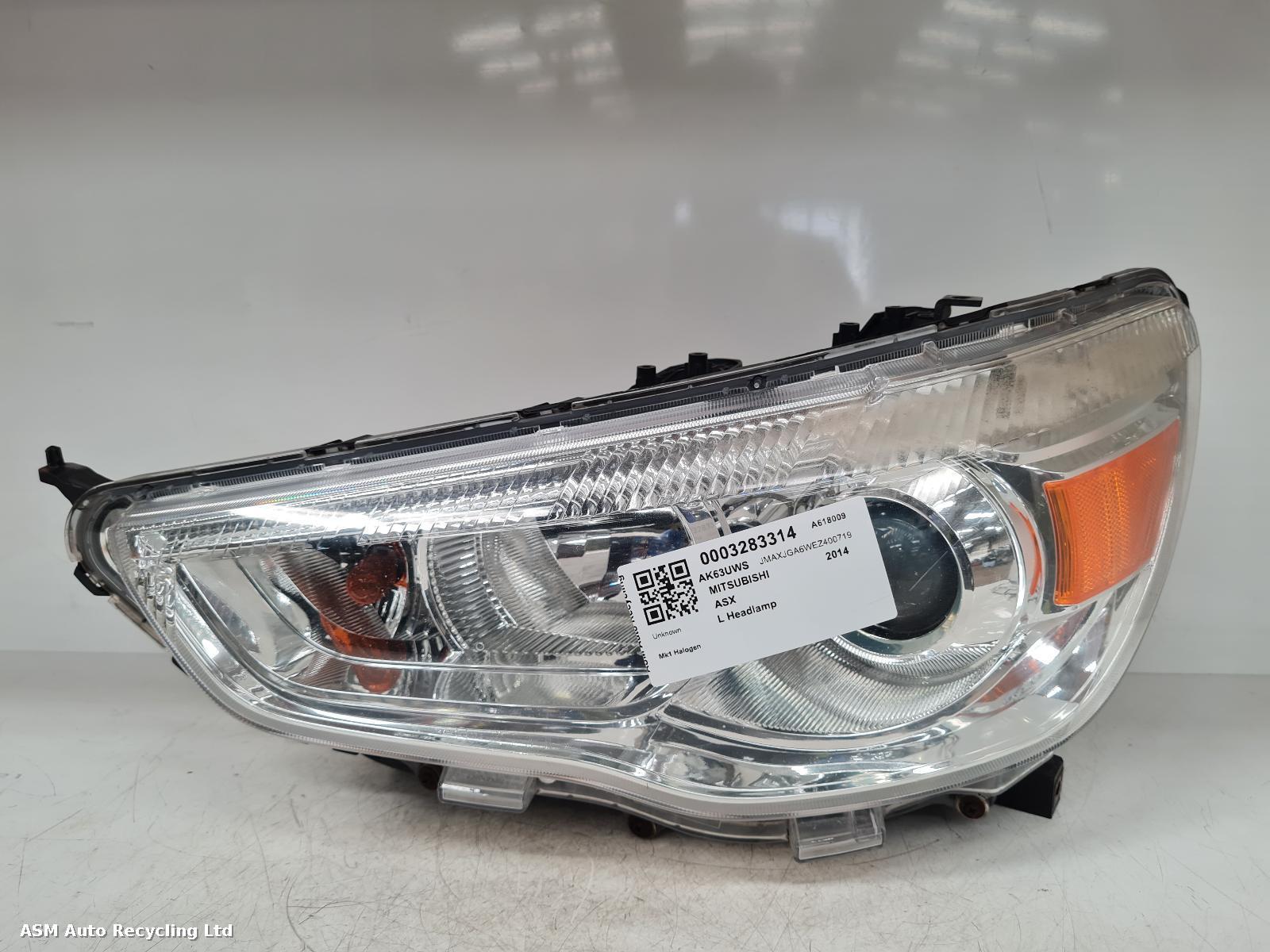 View Auto part L Headlamp Mitsubishi Asx 2014