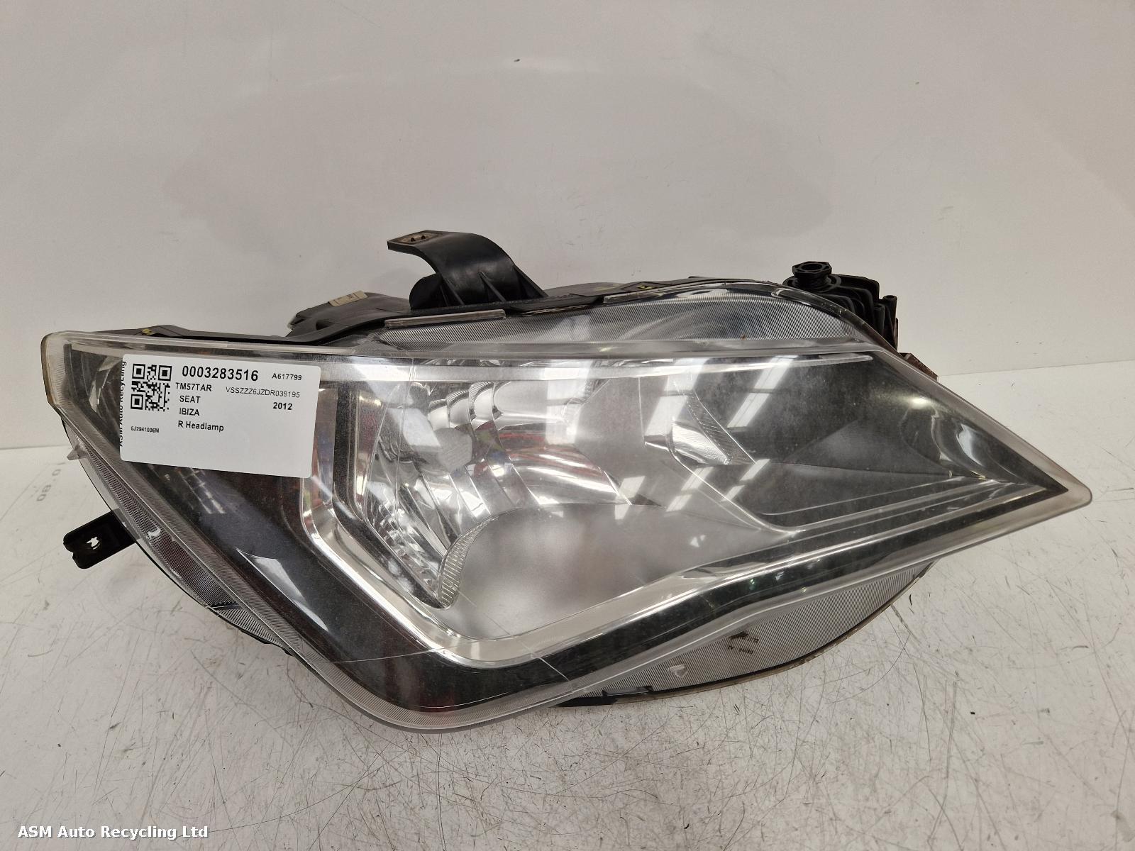 View Auto part R Headlamp Seat Ibiza 2012