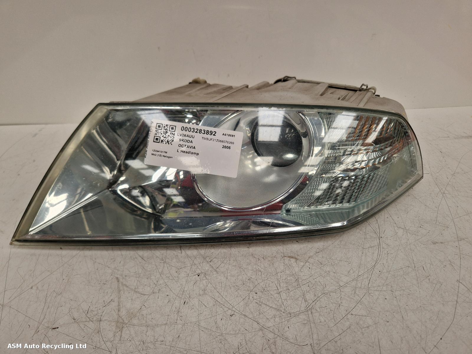 View Auto part L Headlamp Skoda Octavia 2006