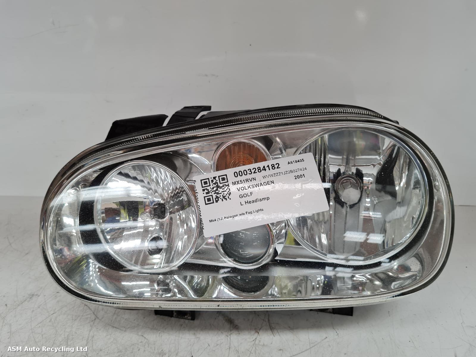 View Auto part L Headlamp Volkswagen Golf 2001