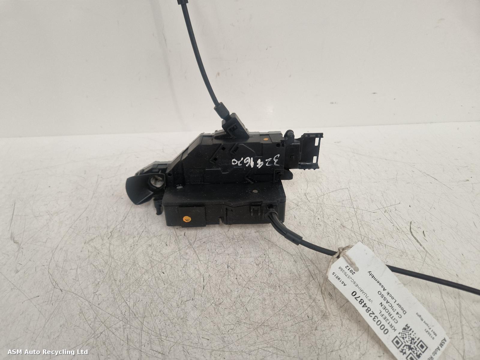 View Auto part Door Lock Assembly Citroen C4 Picasso 2012