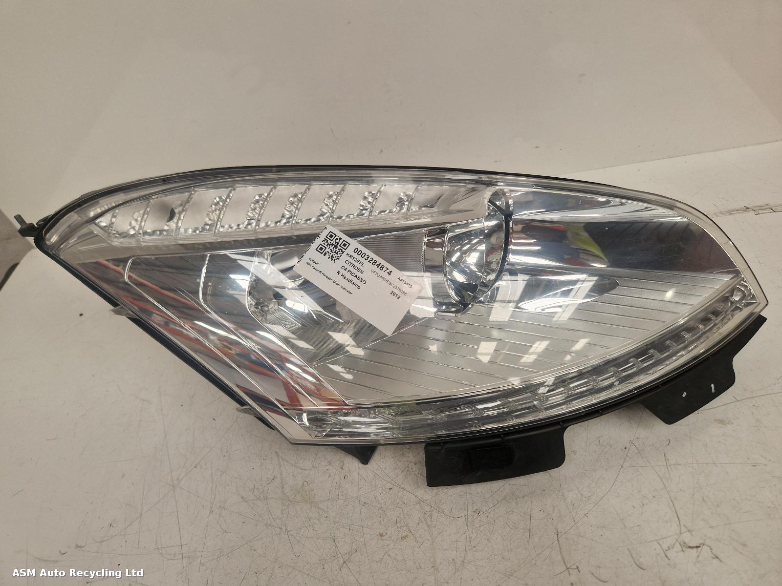 View Auto part R Headlamp Citroen C4 Picasso 2012