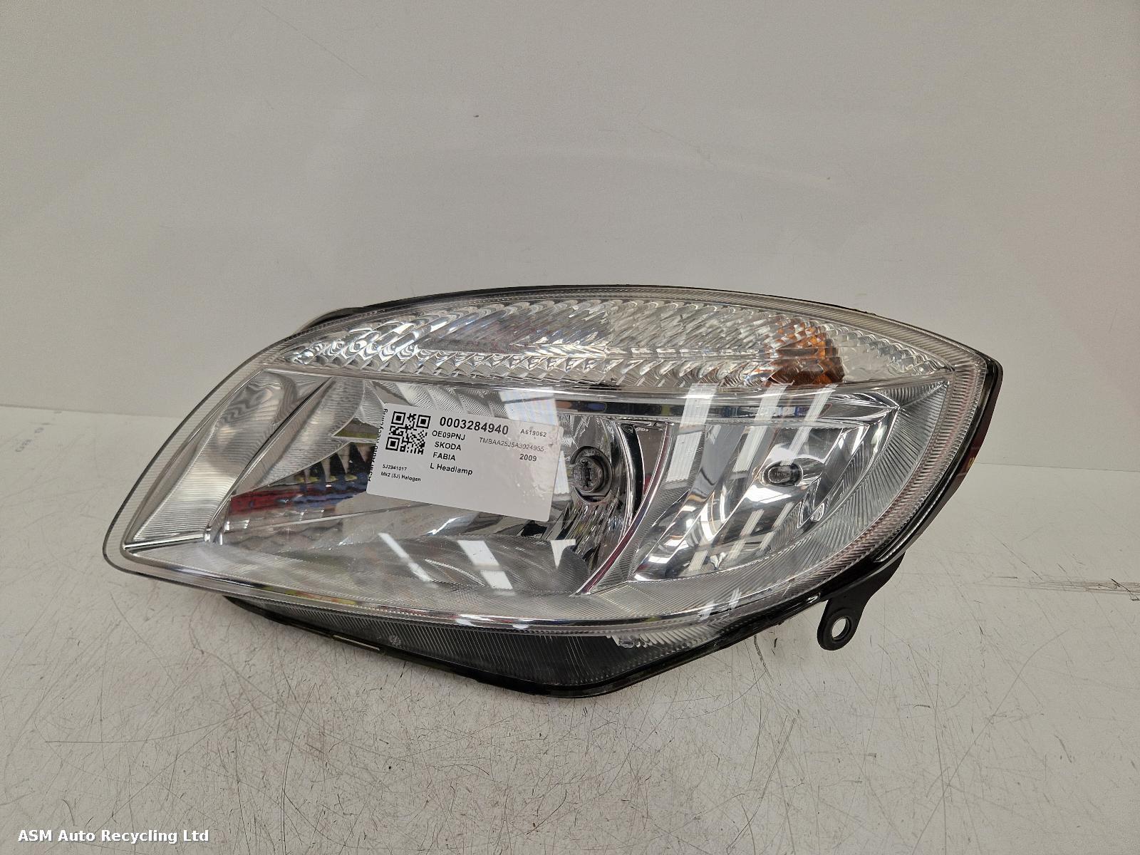 View Auto part L Headlamp Skoda Fabia 2009