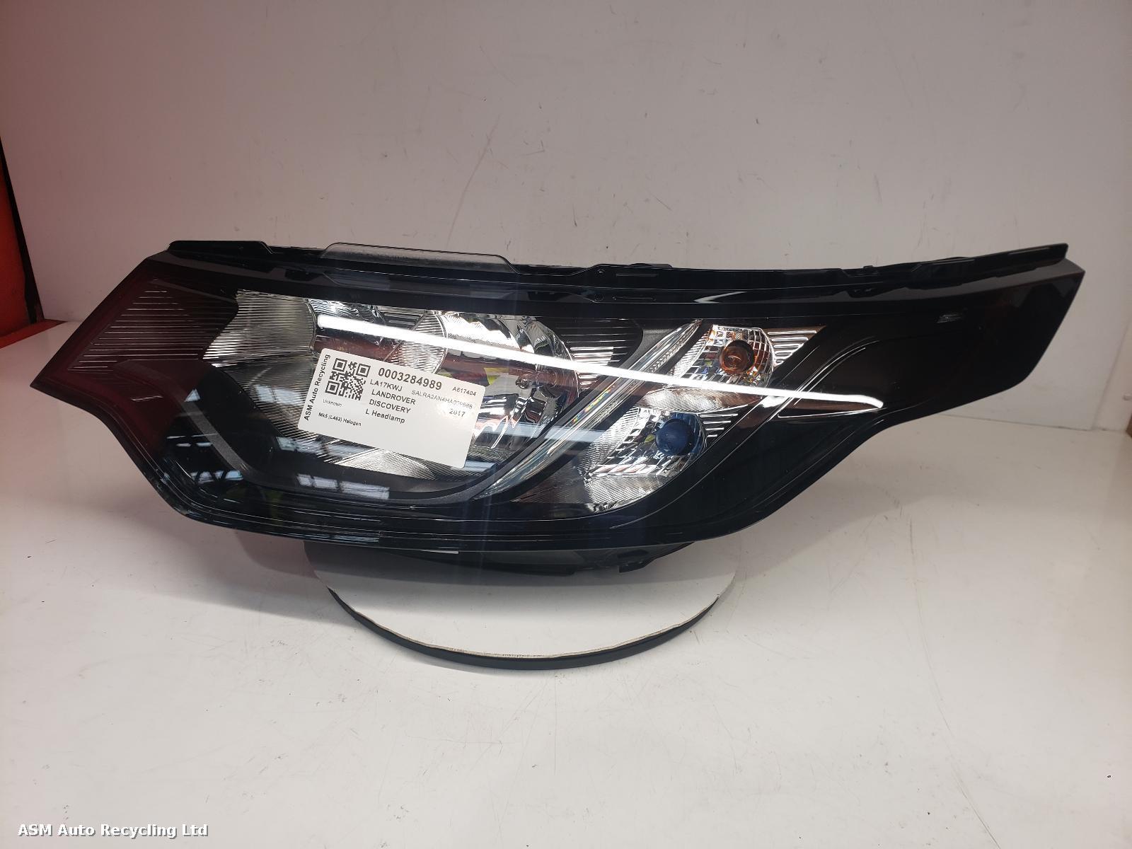 View Auto part L Headlamp Land Rover Discovery 2017