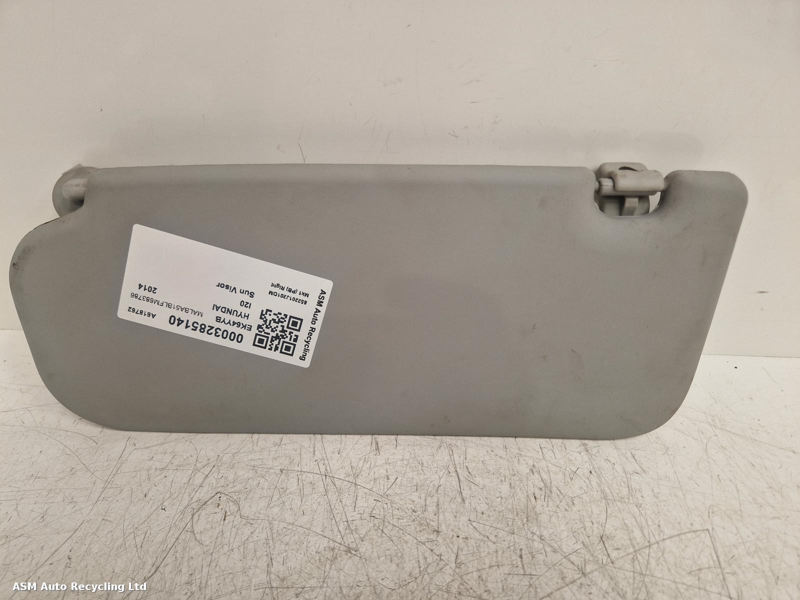 View Auto part Sun visor Hyundai I20 2014